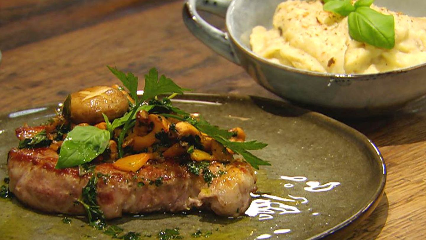 Schweinesteak mit Pfifferlingen: Für jeden Tag Kochshow - [ESSEN UND ...
