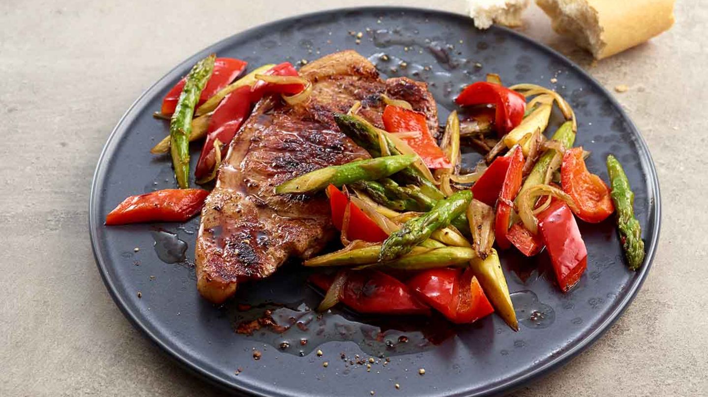 Schweinekotelett mit Gemüse Rezept