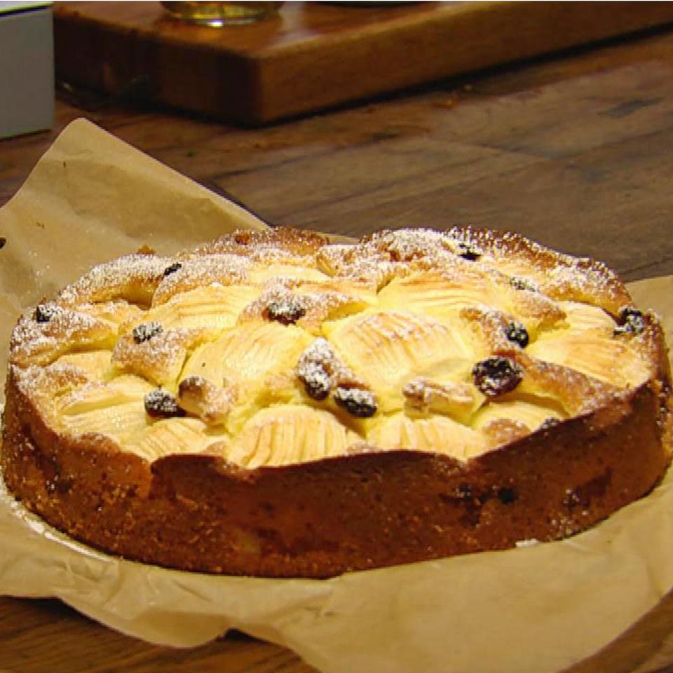 Apfelkuchen mit Cranberrys: Für jeden Tag Kochshow - [ESSEN UND TRINKEN]