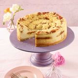 Karamell-Käsekuchen mit Streuseln