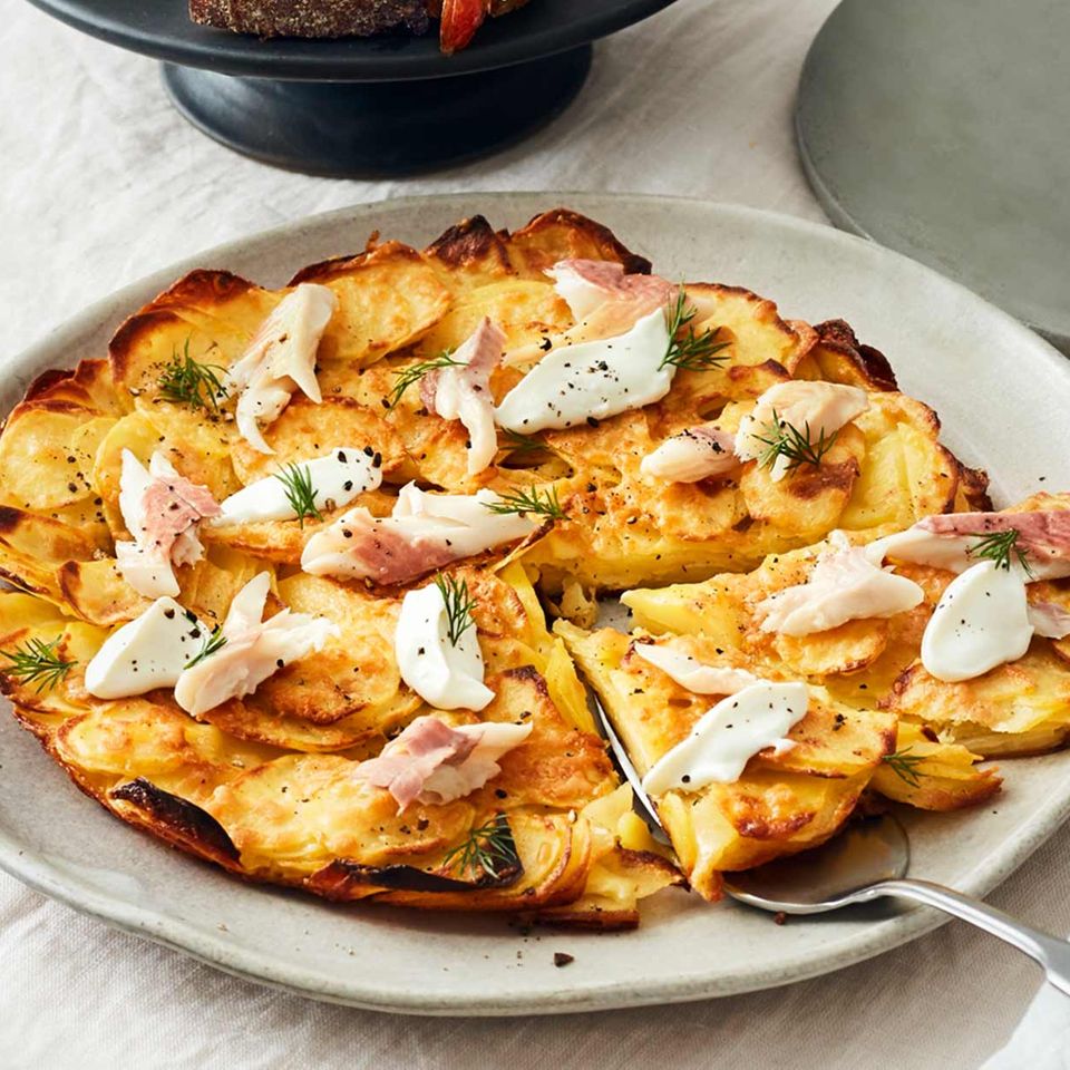 Rösti mit Räucherforelle Rezepte - [ESSEN UND TRINKEN]