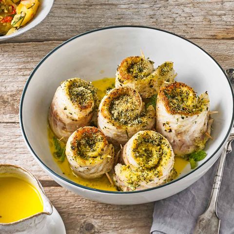 Wolfsbarschröllchen mit Orangensauce: Thermomix ® Rezept