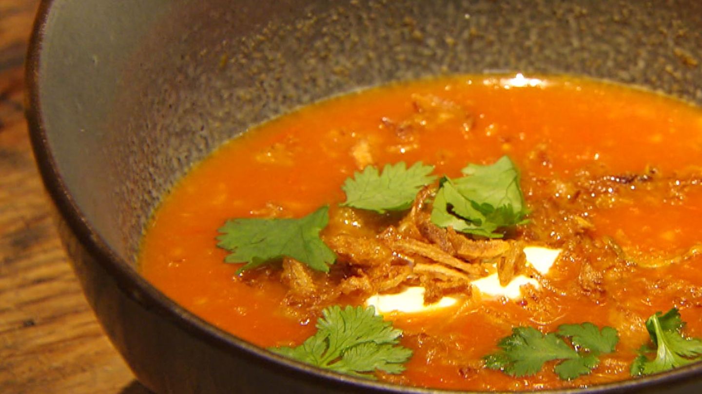 Scharfe Tomatensuppe: Für jeden Tag Kochshow - [ESSEN UND TRINKEN]