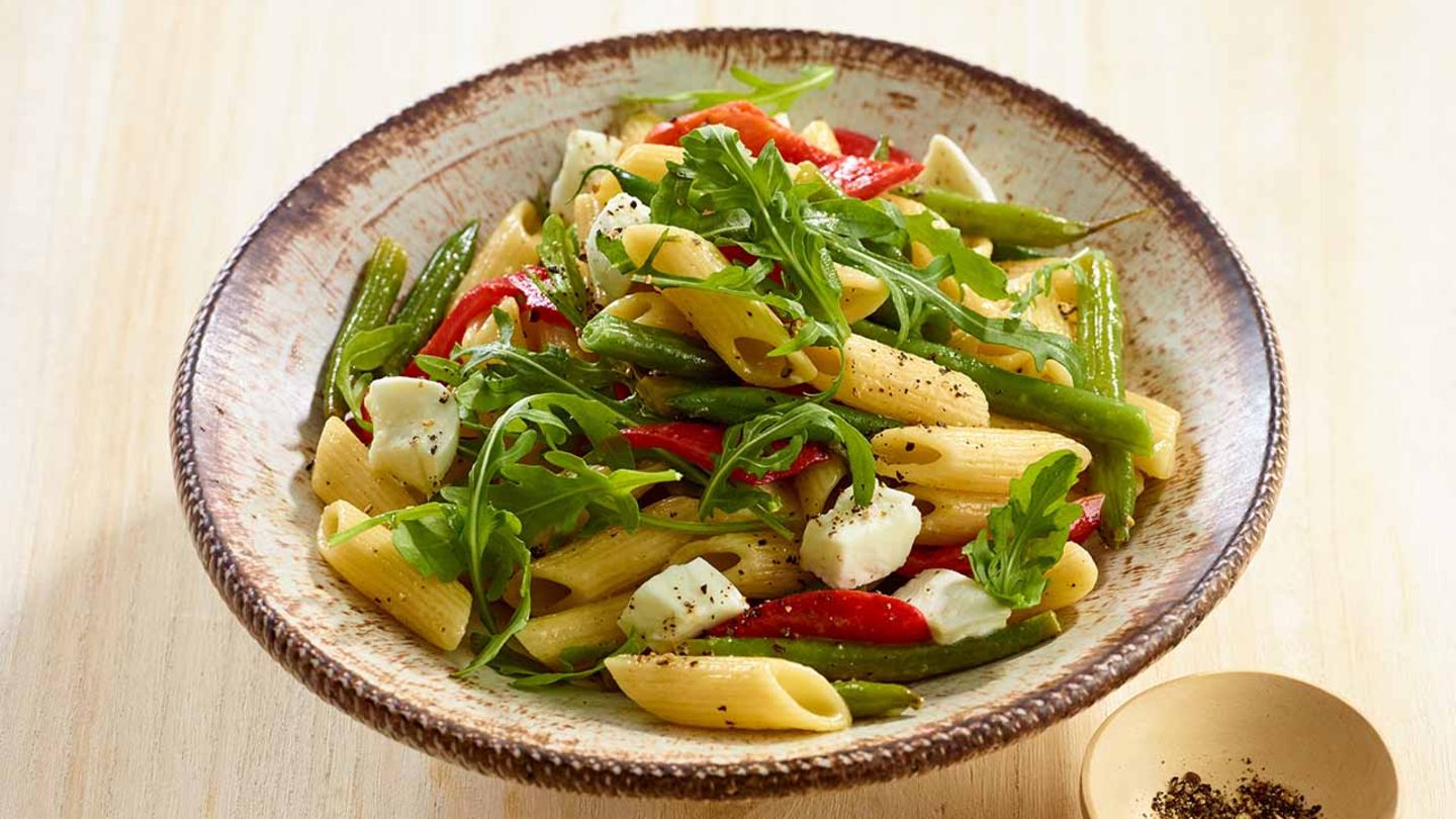 Bohnen-Pasta-Salat Rezept