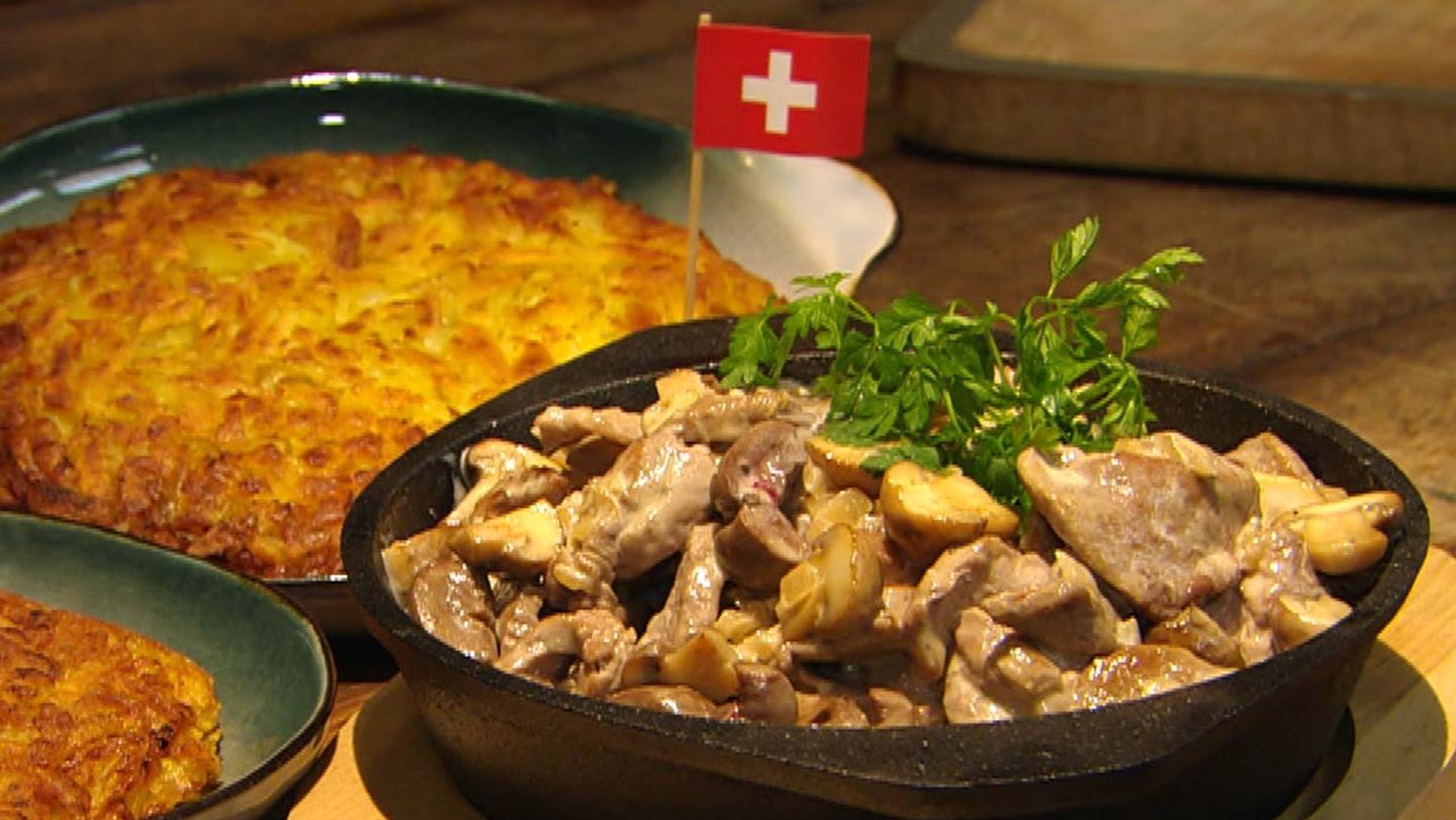 Rösti mit Züri‘ Geschnetzeltem: Für jeden Tag Kochshow