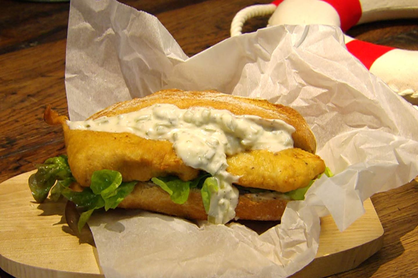 Backfisch-Brötchen mit Remoulade: Für jeden Tag Kochshow - [ESSEN UND  TRINKEN]