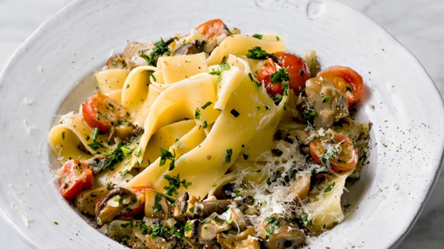 Pappardelle mit gemischten Pilzen Rezept