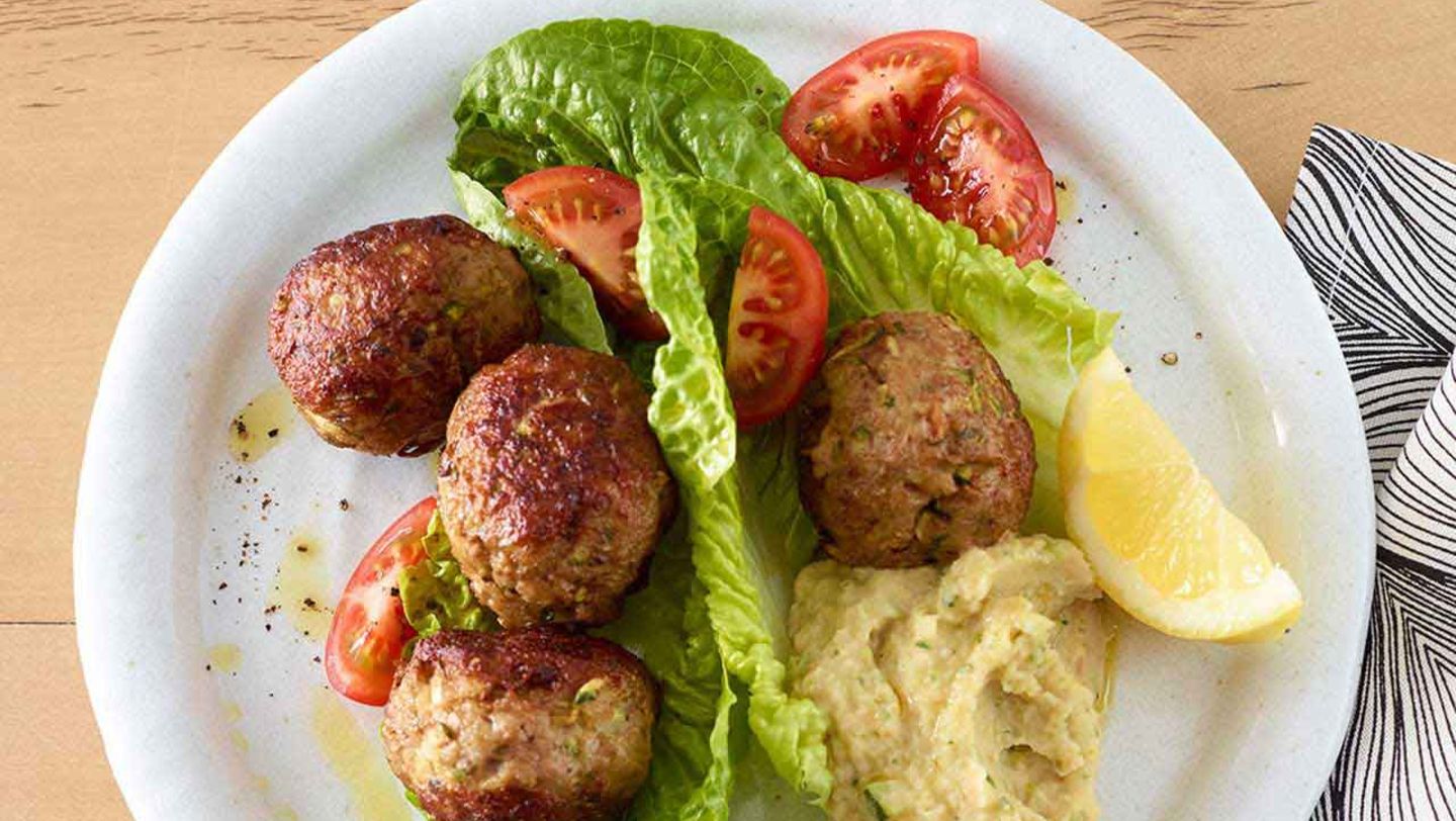 Hackbällchen mit Bohnenpüree Rezept