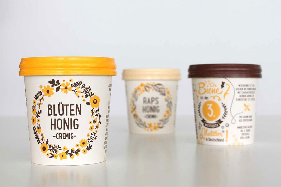Drei Sorten Honig von nearBees Drei Sorten Honig von nearBees