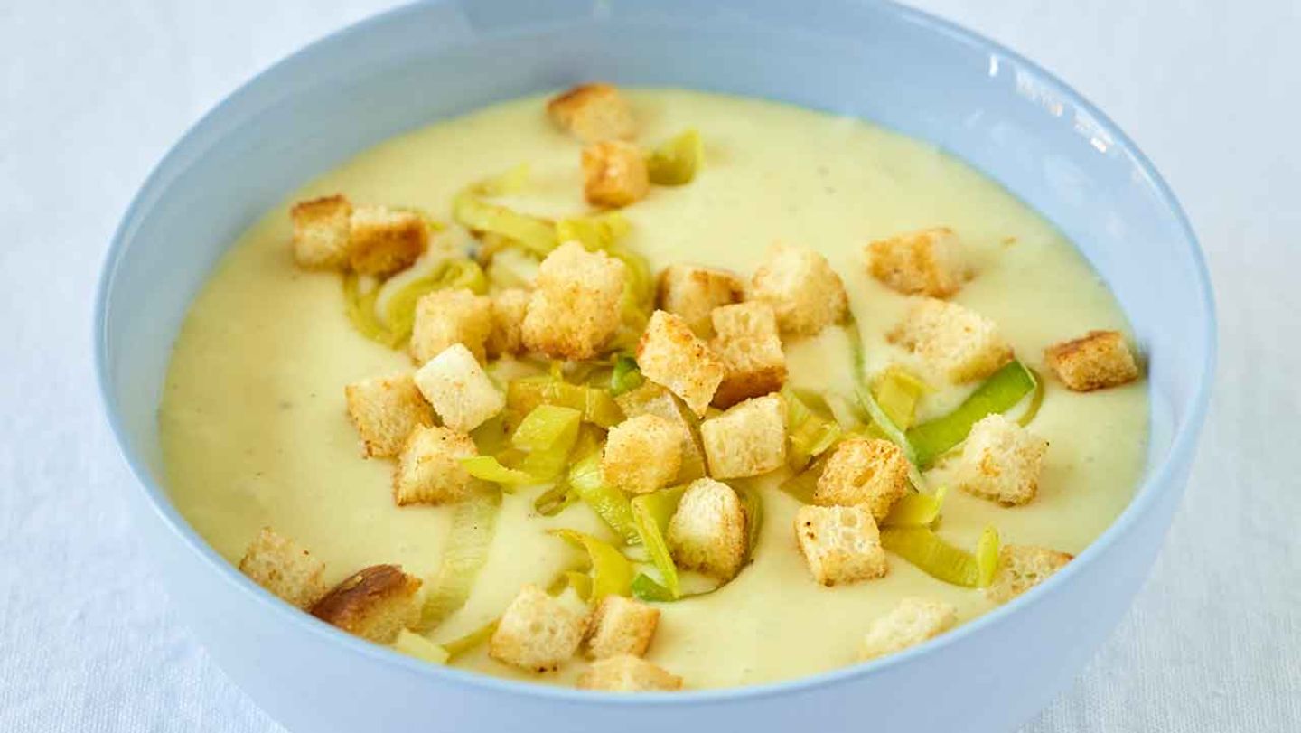 Vichyssoise mit Croûtons Rezept