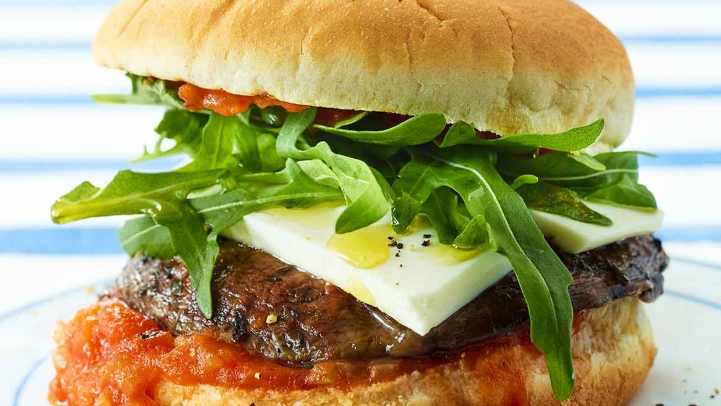 Pilz Burger Rezept Essen Und Trinken