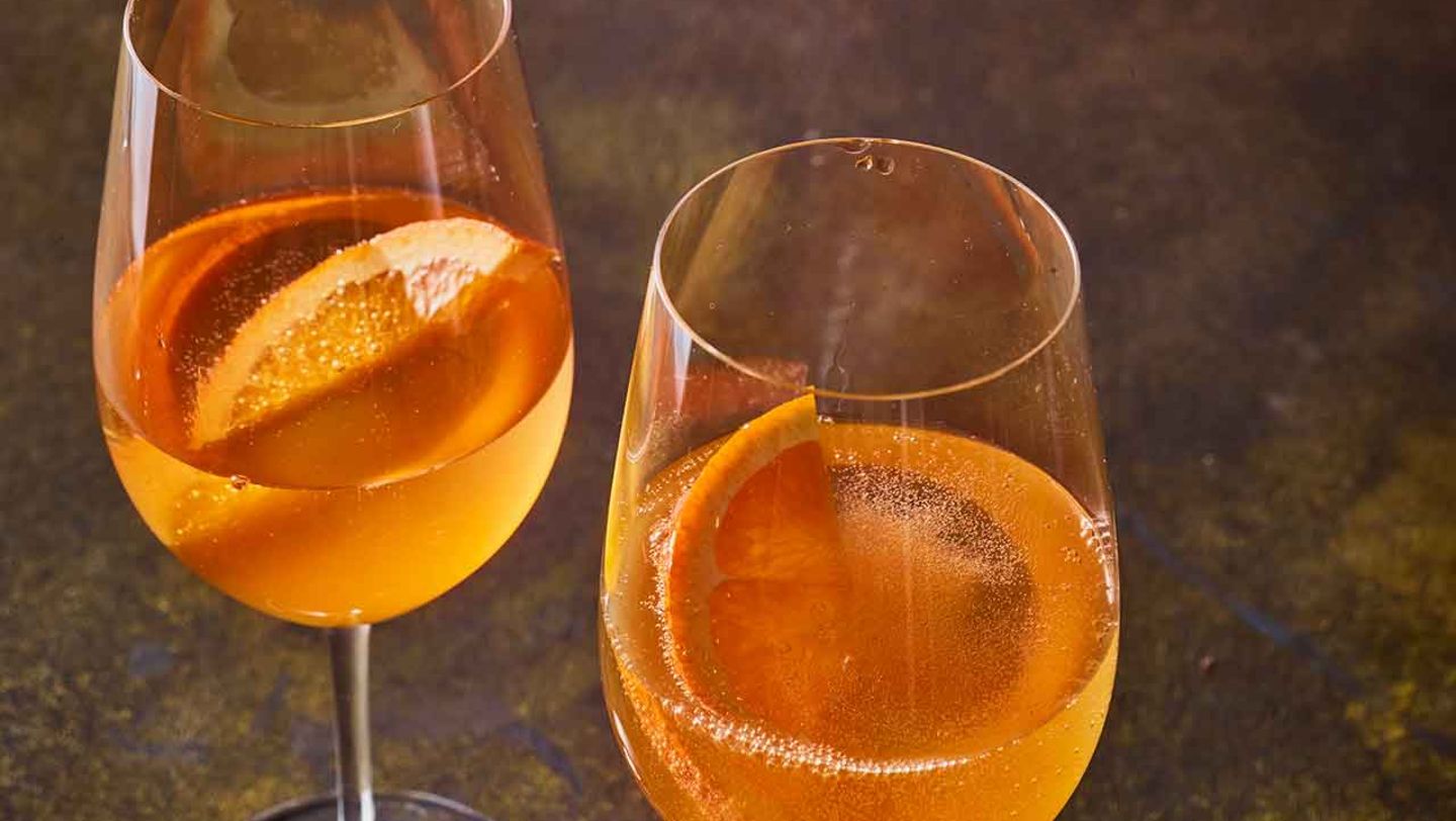 Maracuja-Spritz: einfacher Sommerdrink