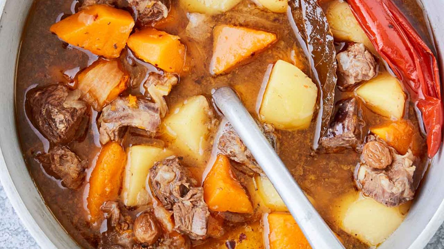 Orientalischer Kürbiseintopf Rezept