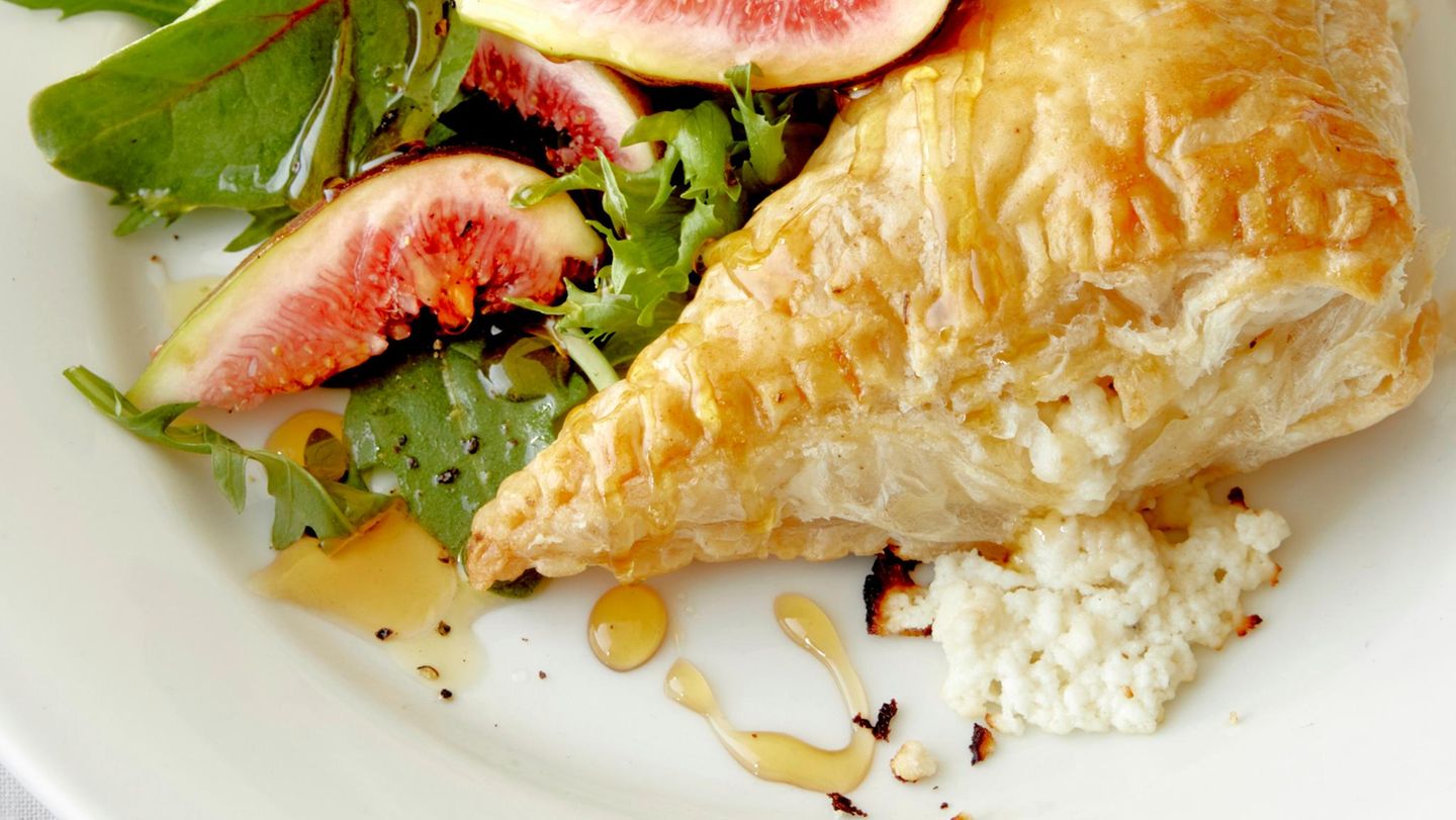 Ziegenkäse-Feigen-Taschen Rezept