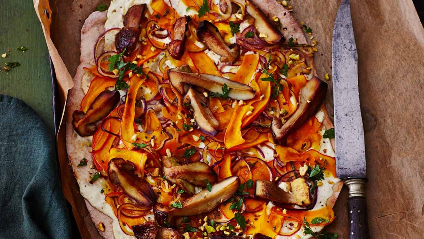 Flammkuchen mit Steinpilzen Rezept