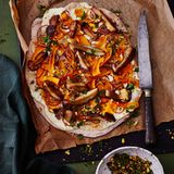 Flammkuchen mit Steinpilzen
