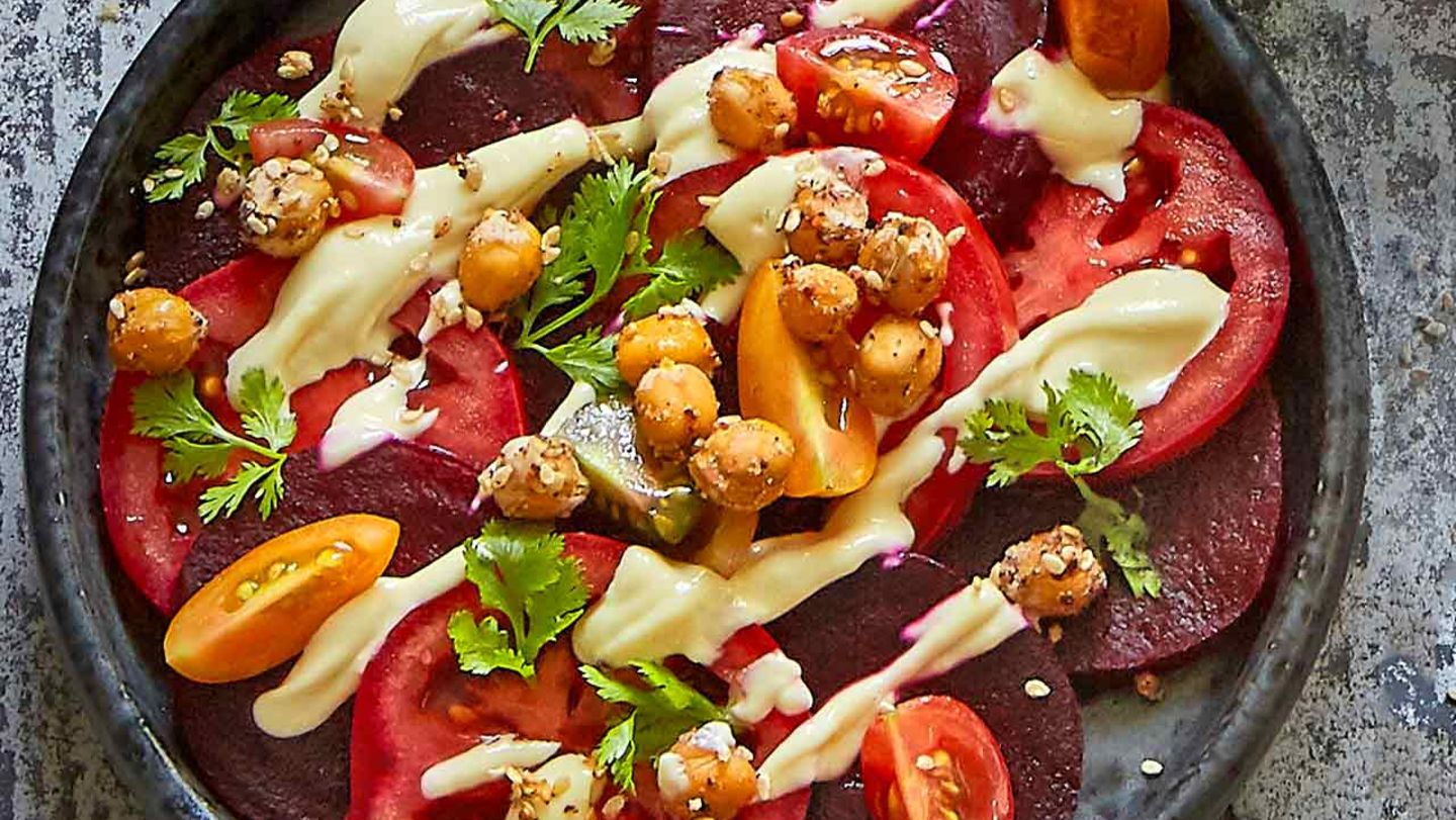Rote-Bete-Tomaten-Carpaccio Rezept