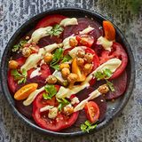 Rote-Bete-Tomaten-Carpaccio
