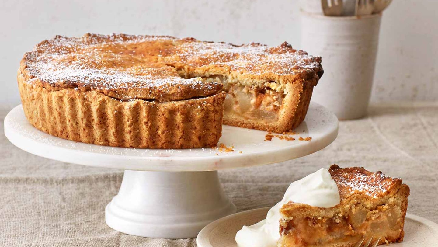 Gedeckte Birnen-Crostata Rezept