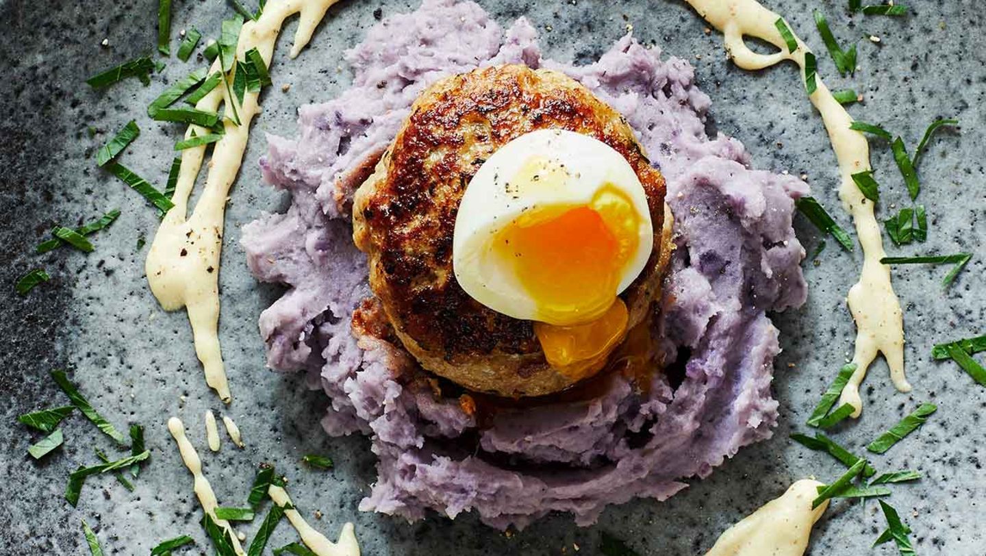 Kalbsfrikadelle mit Senf-Sabayon Rezept