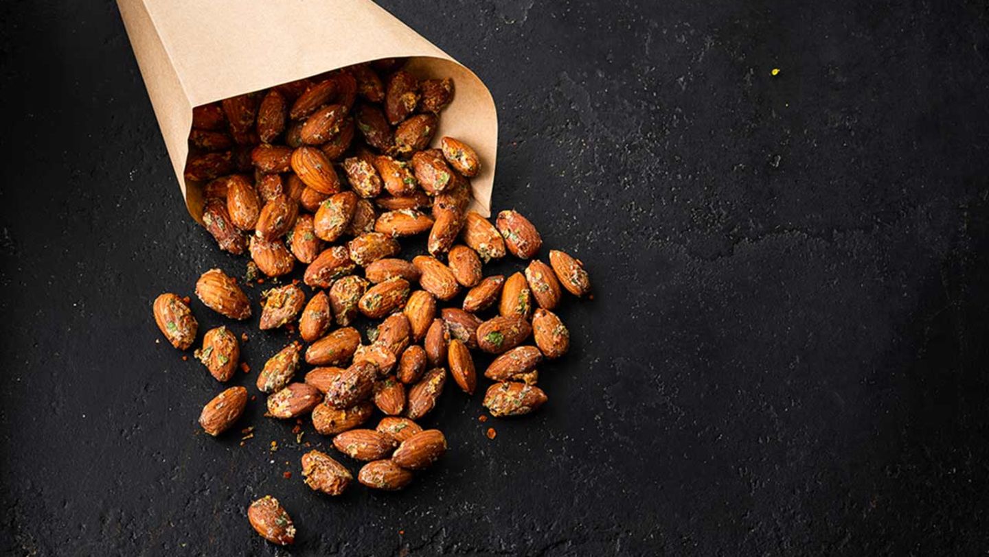 Chili-Salz-Mandeln vom Blech Rezept