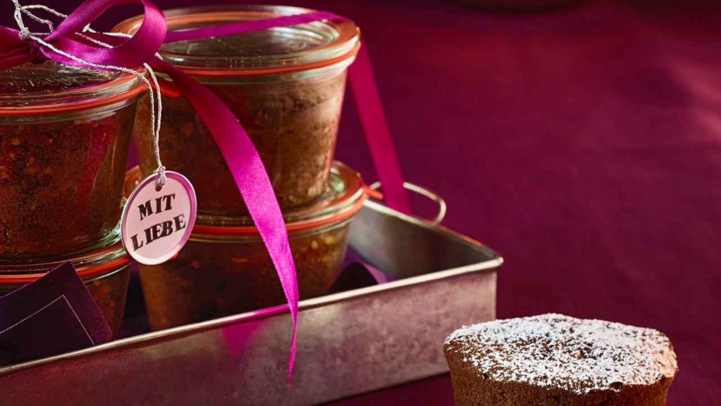Glühweinkuchen im Glas Rezept