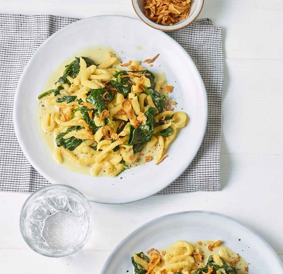 Spinat-Käsespätzle Spinat-Käsespätzle