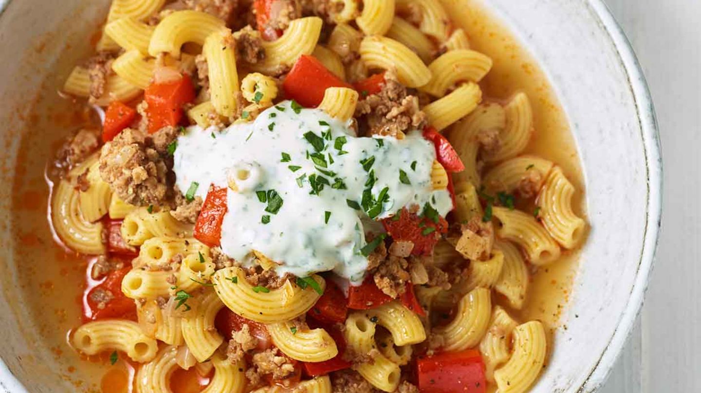 Paprika-Hack-Pasta Rezept - [ESSEN UND TRINKEN]