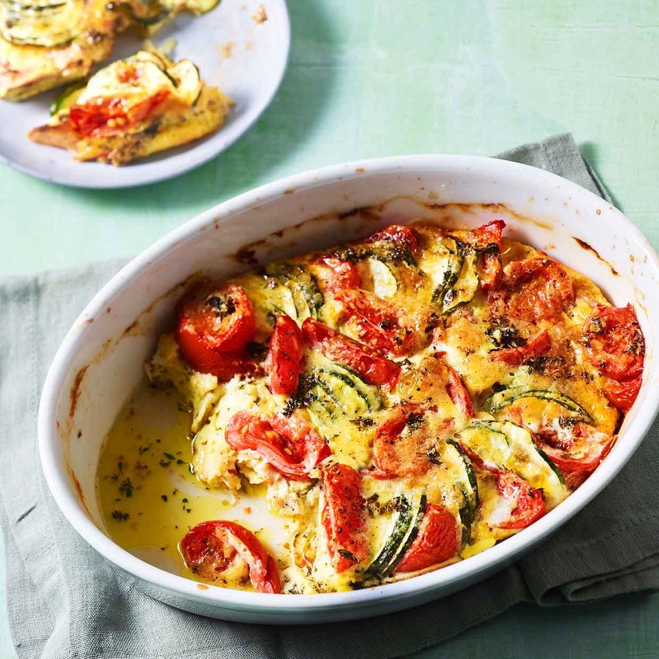 Tomaten-Zucchini-Frittata