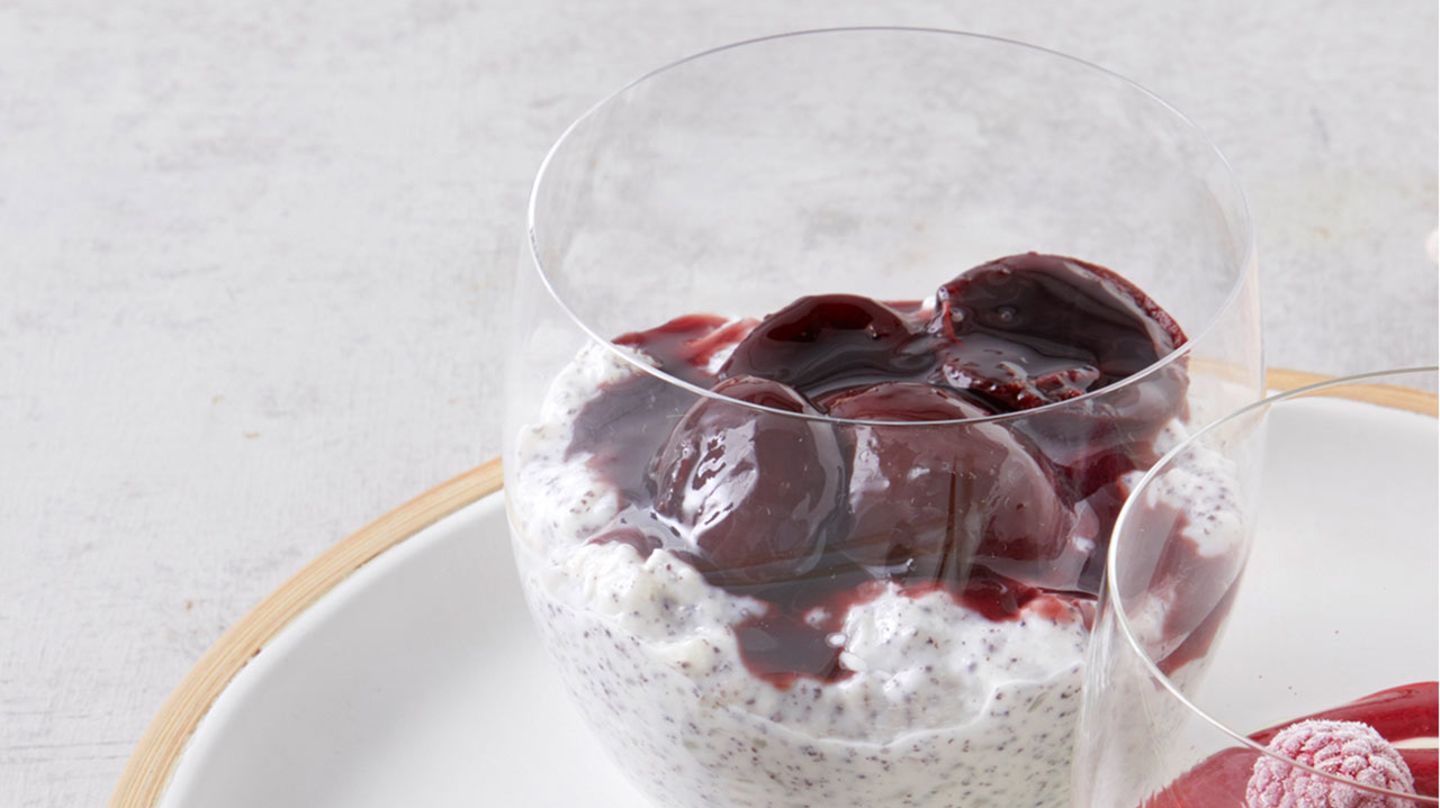 Zwetschgenkompott mit Mohn-Milchreis: Thermomix ® Rezept
