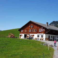 Alp Hüttismatt auf dem Alpkäse-Trail in Engelberg
