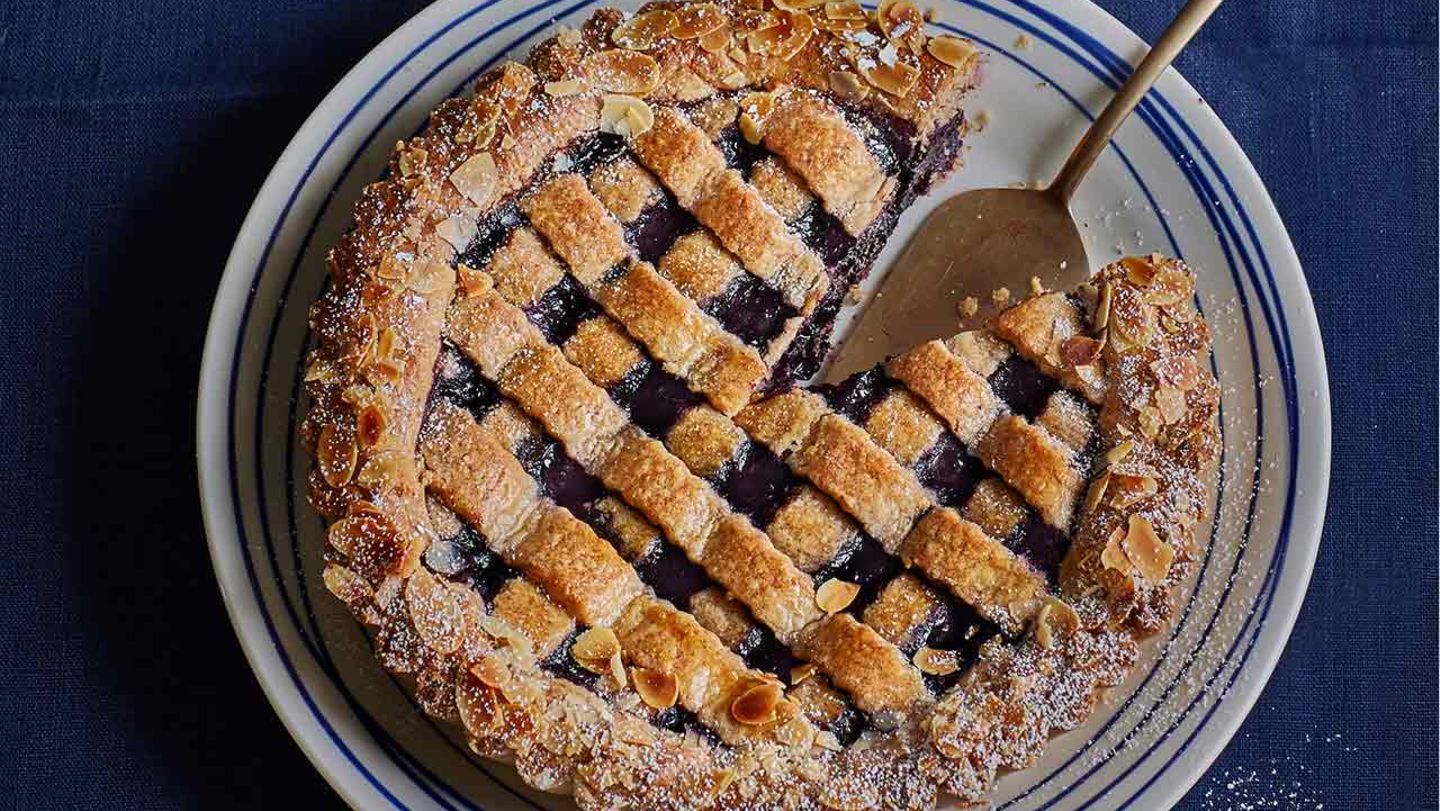 Blaubeer-Linzer-Torte Rezept