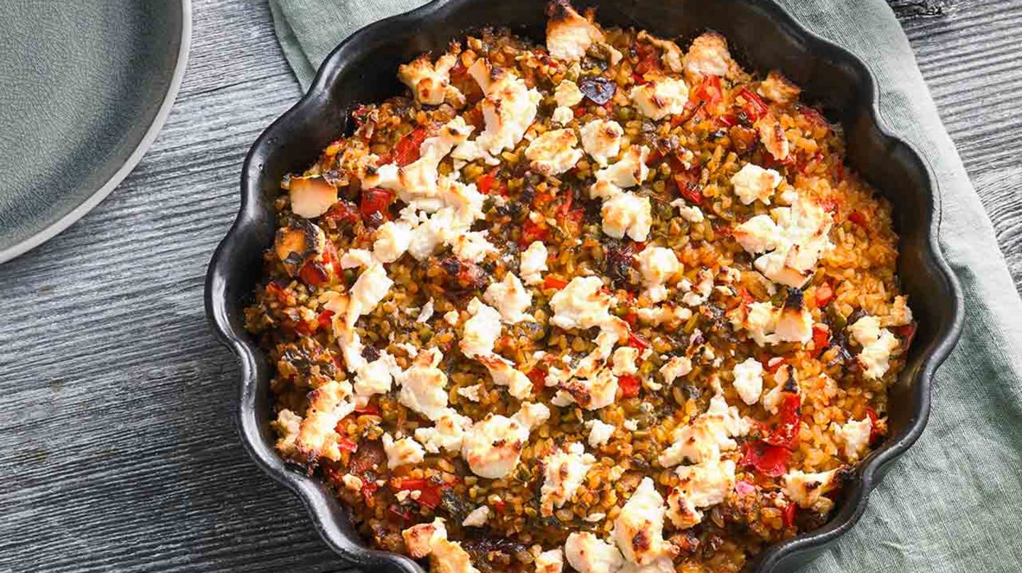 Bulgur-Auflauf: Thermomix ® Rezept