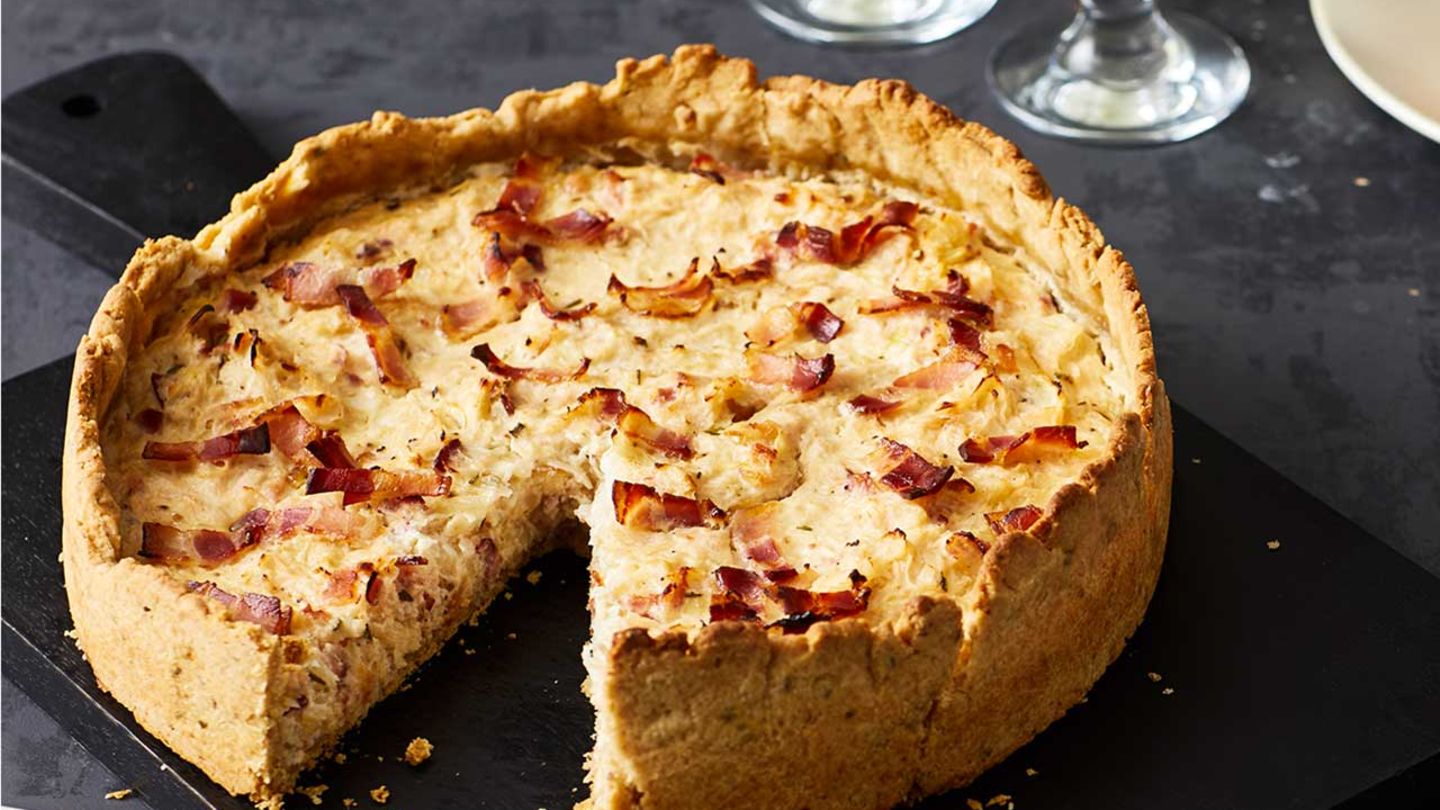 Zwiebel-Speck-Kuchen: Thermomix ® Rezept