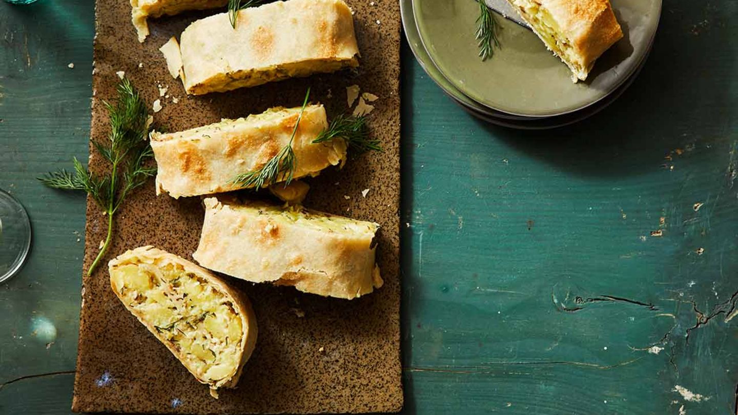 Kartoffel-Räucherfisch-Strudel: Thermomix ® Rezept