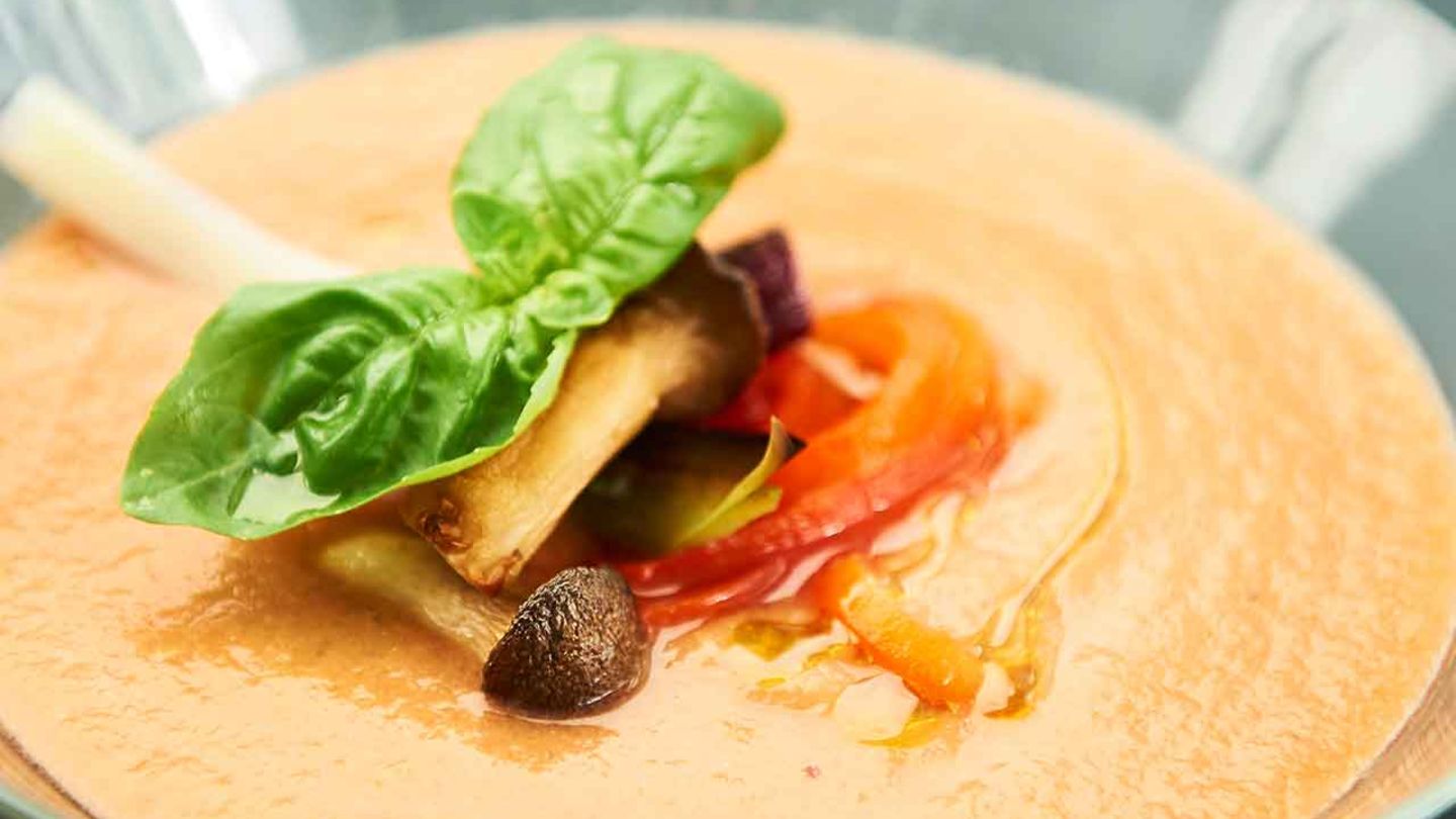 Gazpacho mit Gemüseeinlage Rezept