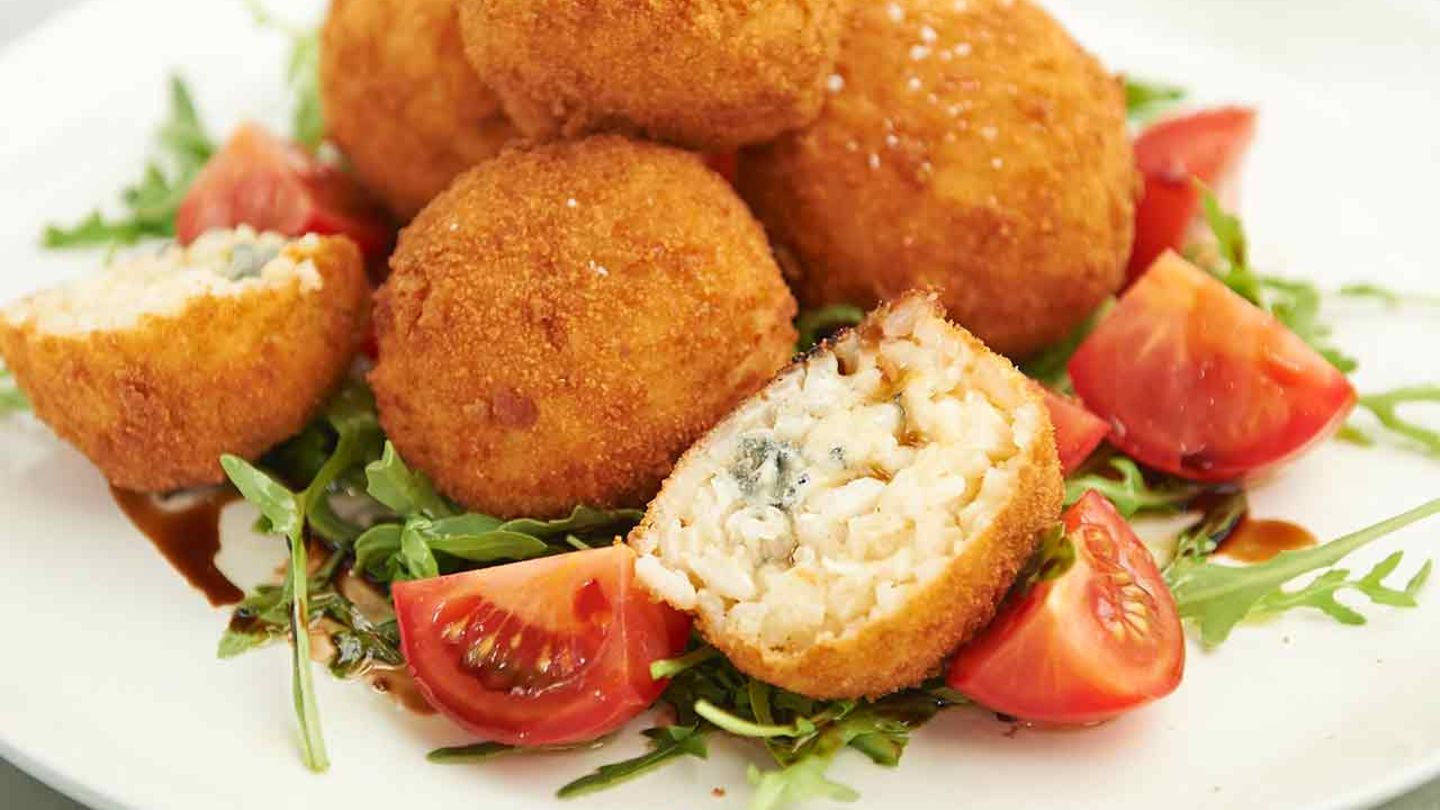 Risotto-Bällchen Rezept