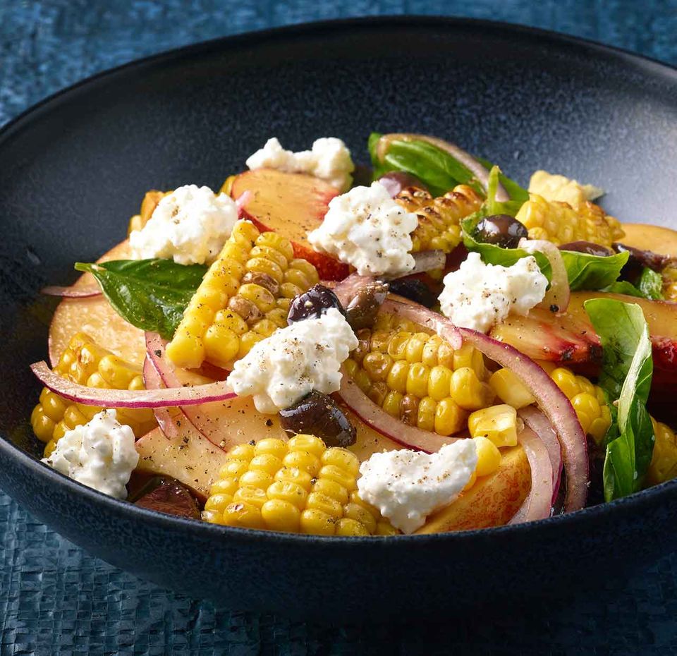 Mais-Pfirsich-Salat Mais-Pfirsich-Salat