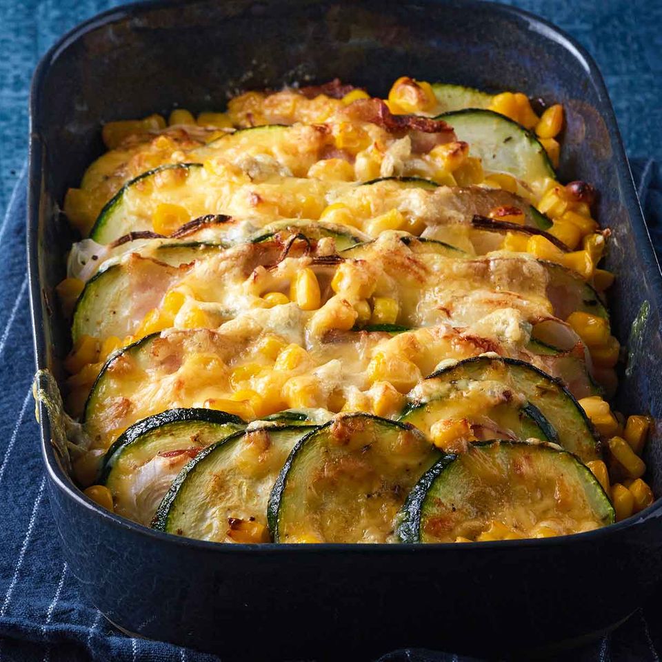 Zucchini-Mais-Gratin
