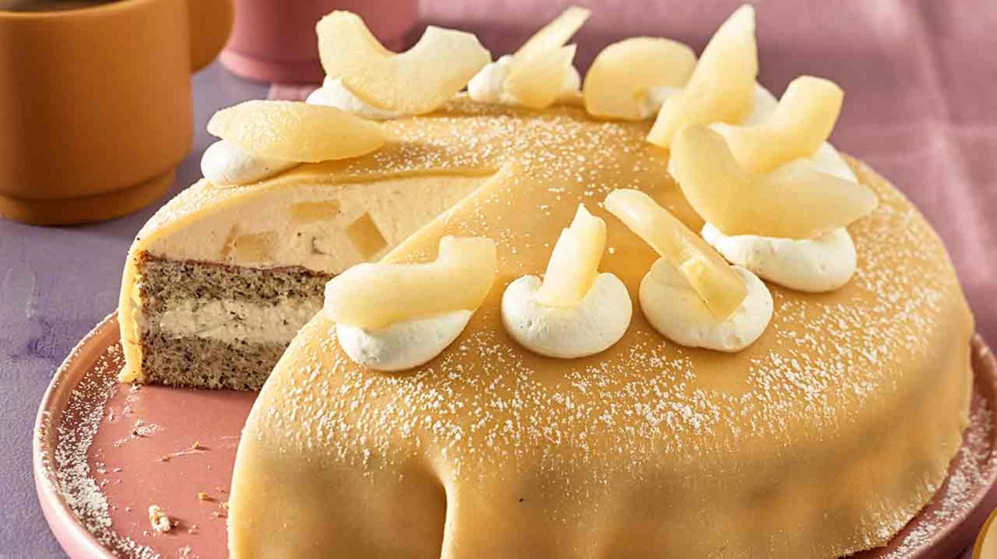 Mohn-Birnen-Torte Rezept