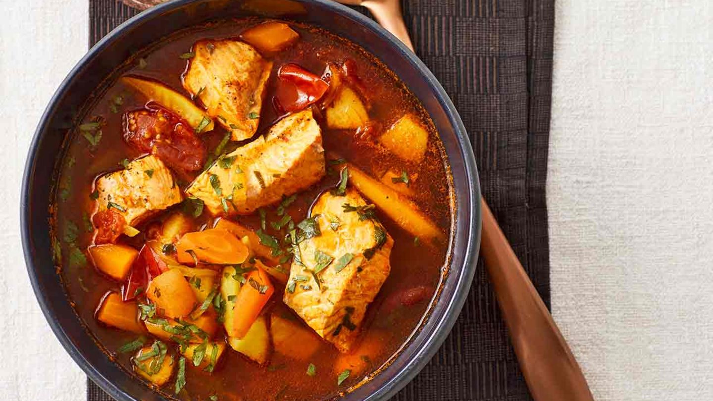 Lachs-Möhren-Eintopf Rezept