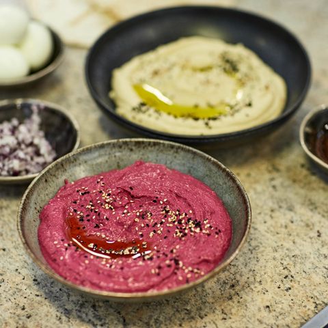 Hummus mit Roter Bete