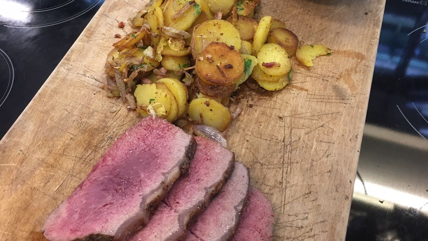 Podcast Rezept: Roastbeef mit Bratkartoffeln und Remoulade von Achim Ellmer
