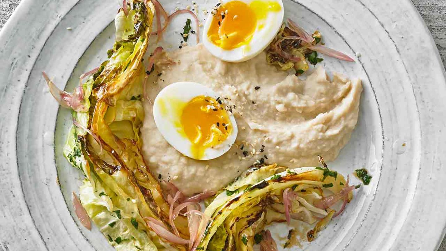 Spitzkohl mit Bohnenpüree Rezept - [ESSEN UND TRINKEN]