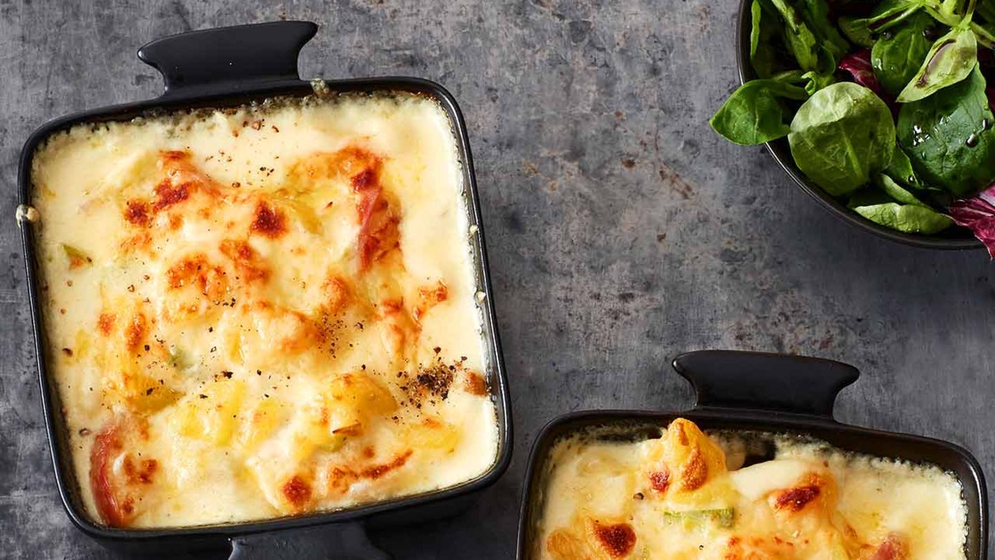 Kartoffel-Lauch-Auflauf mit Apfel Rezept