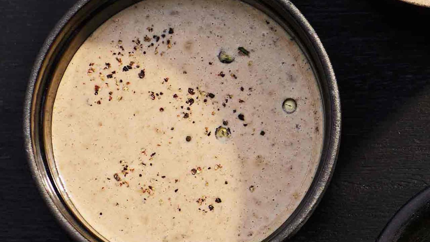 Pfefferrahmsauce: cremig & klassisch