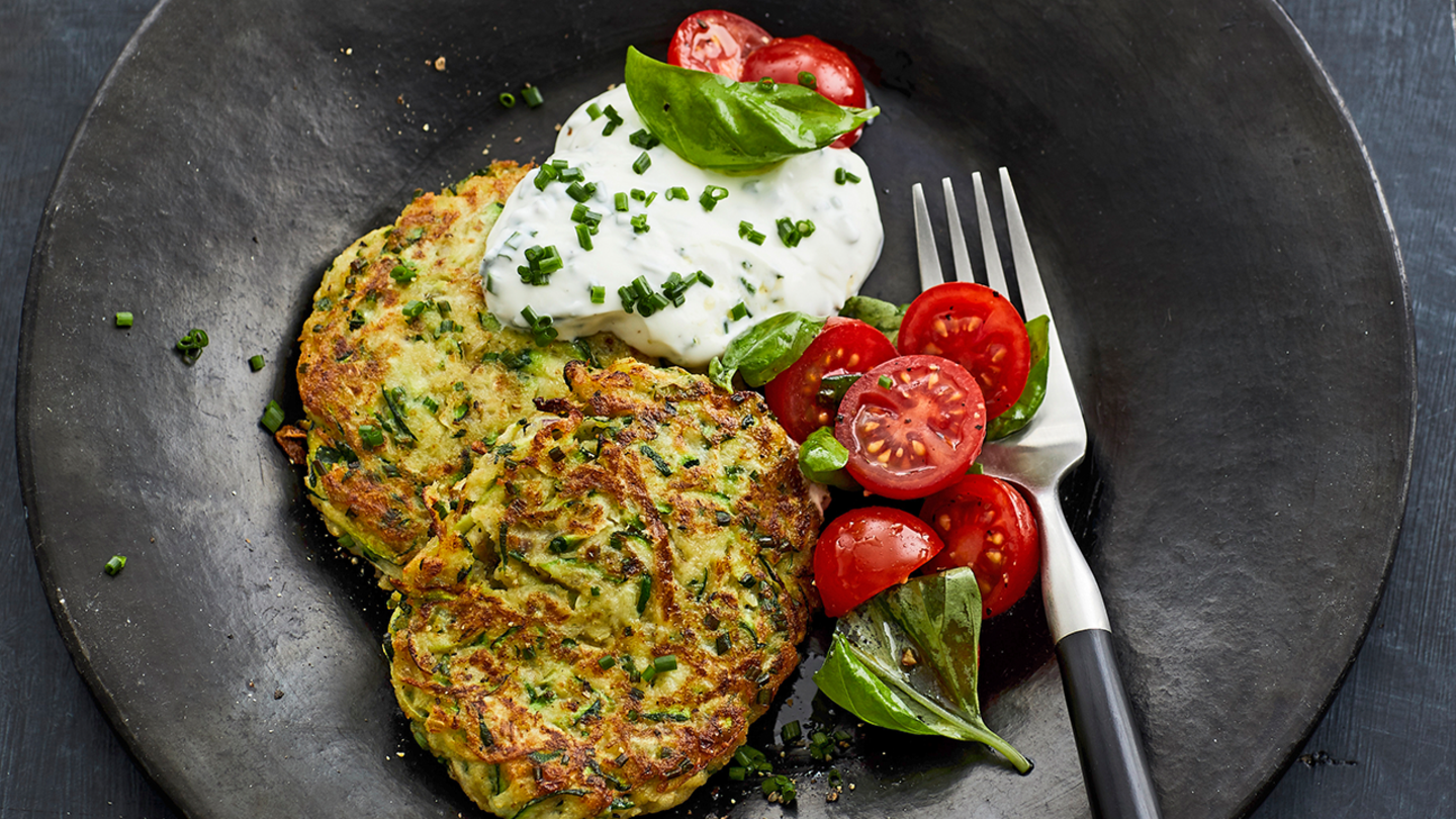 Zucchini-Reibeküchlein Rezept