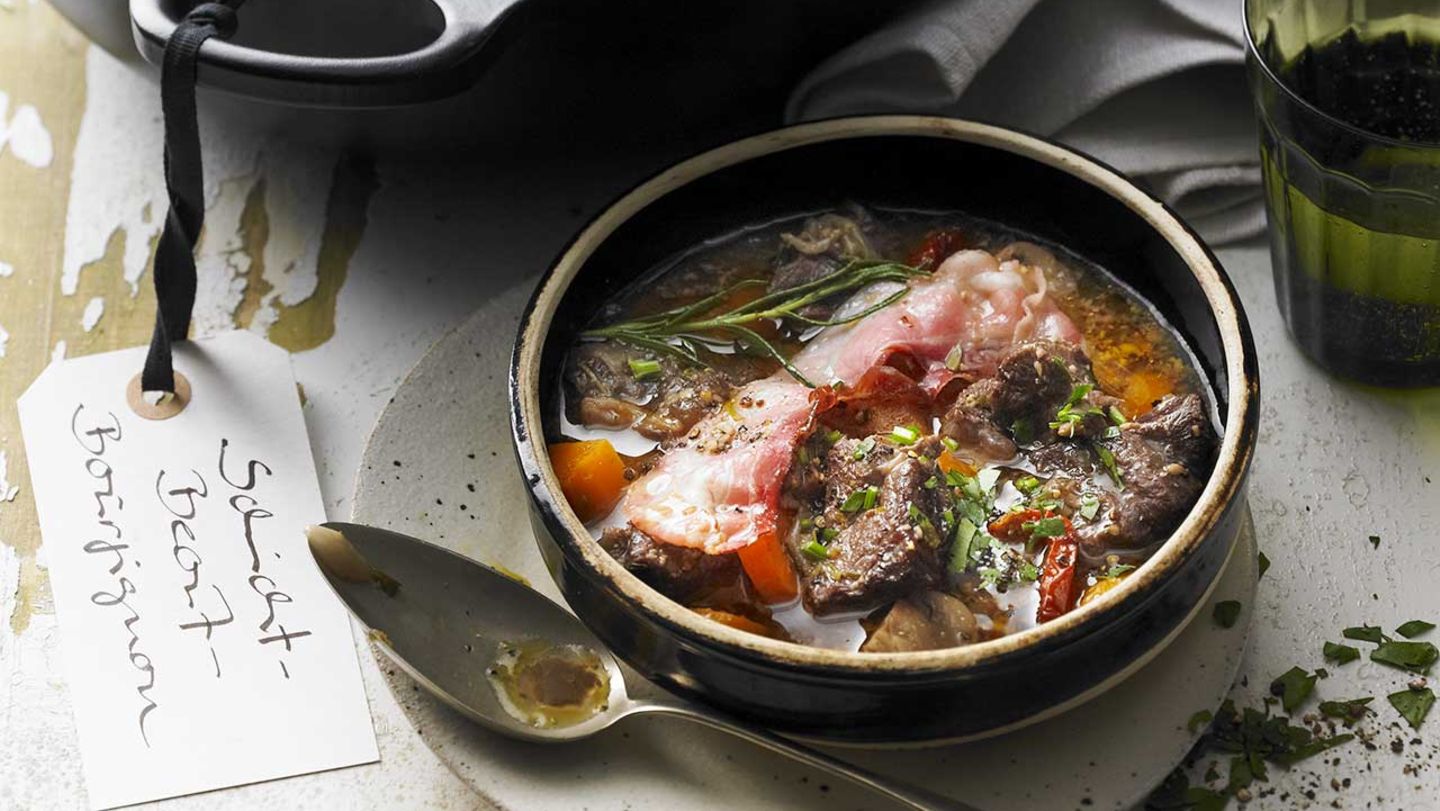 Schicht-Boeuf-Bourguignon Rezept