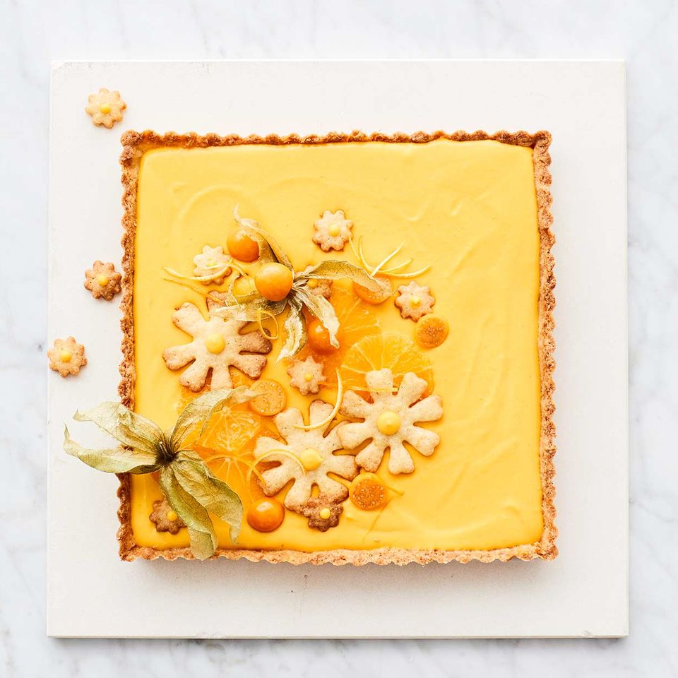 Kürbis-Orangencreme-Tarte
