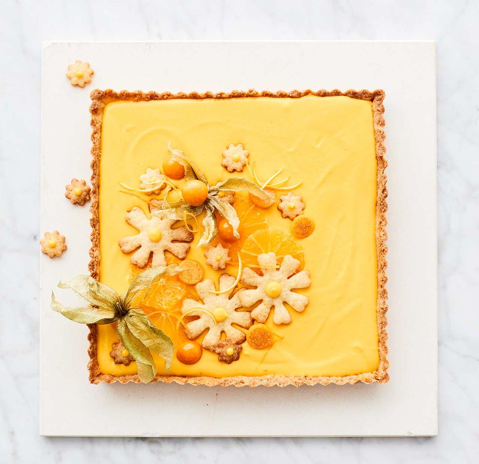 Kürbis-Orangencreme-Tarte Kürbis-Orangencreme-Tarte
